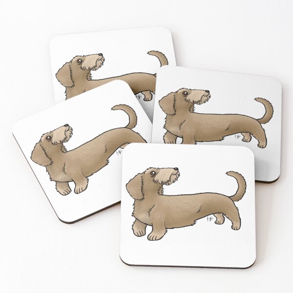 Item preview, Dog - Wire-Haired Dachshund - Blonde designed and sold by Jennifer Stolzer.