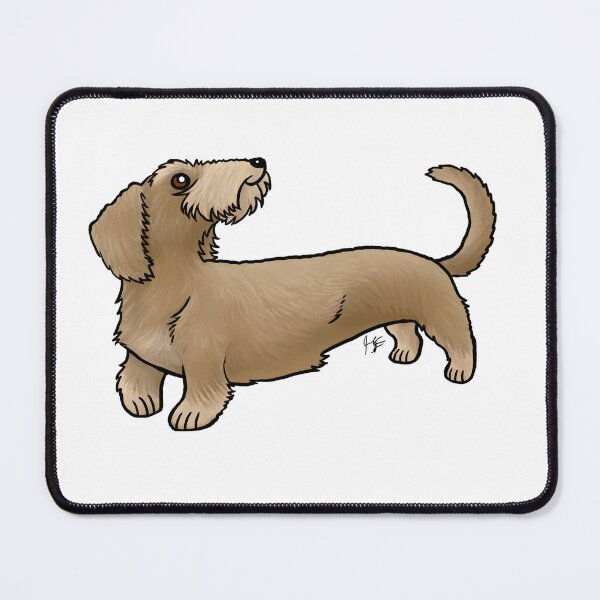 Item preview, Dog - Wire-Haired Dachshund - Blonde designed and sold by Jennifer Stolzer.