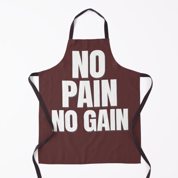 Item preview, No Pain No Gain – Hardcore Gym Motivation designed and sold by Howling Ink.
