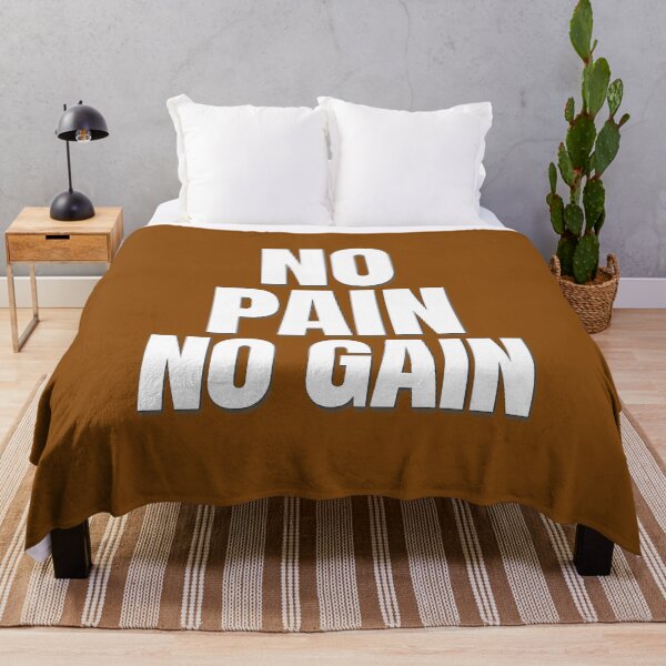 Item preview, No Pain No Gain – Hardcore Gym Motivation designed and sold by Howling Ink.
