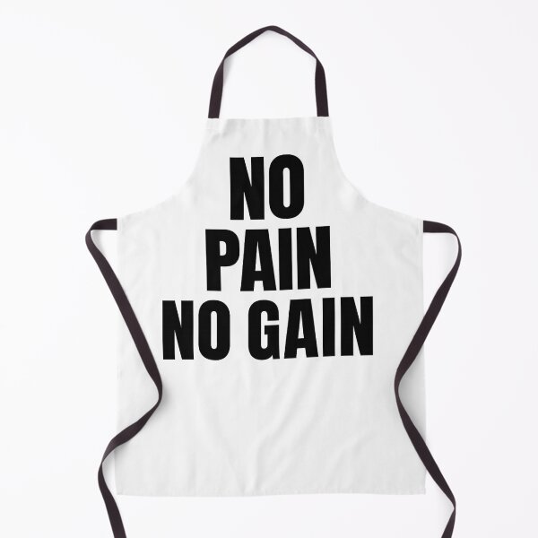 Item preview, No Pain No Gain – Hardcore Gym Motivation designed and sold by Howling Ink.