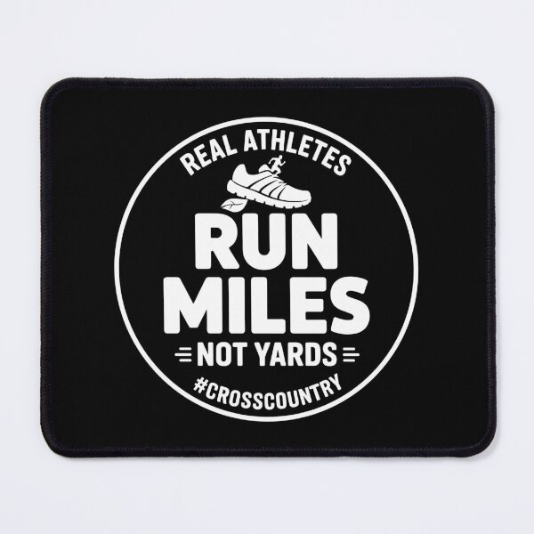 Item preview, Real Athletes Run Miles Not Yards designed and sold by theartfulaspie.