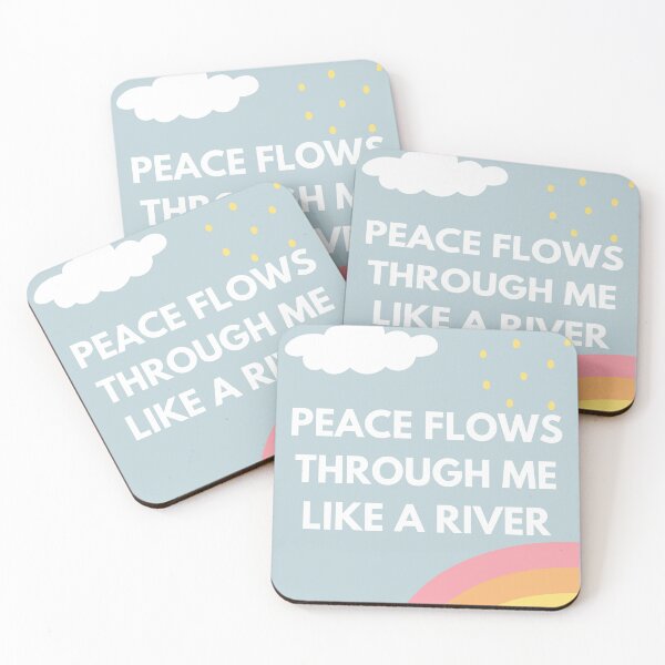 Item preview, Peace Flows Through Me Like A River designed and sold by ETS-designs.
