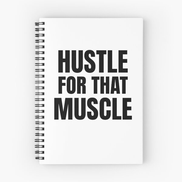 Item preview, Hustle for That Muscle – Bold Gym Motivation Design designed and sold by Howling Ink.
