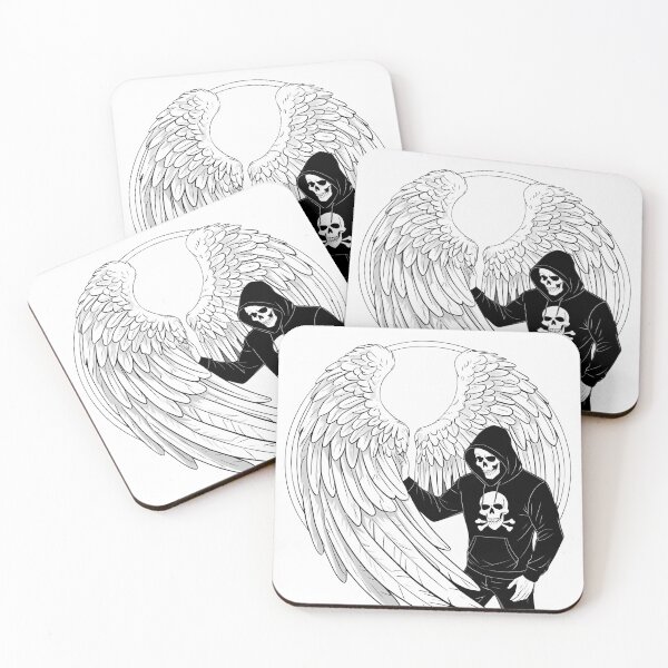 Item preview, Skull and Angel designed and sold by AycaCreates.