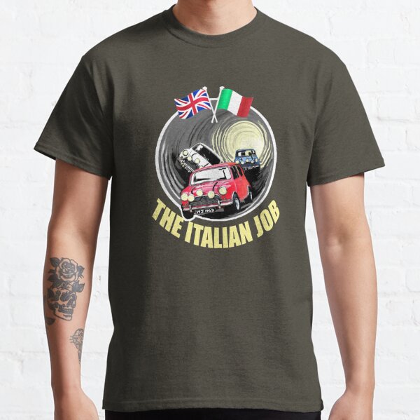 Italian Job Mini Car  Adult T-Shirt 