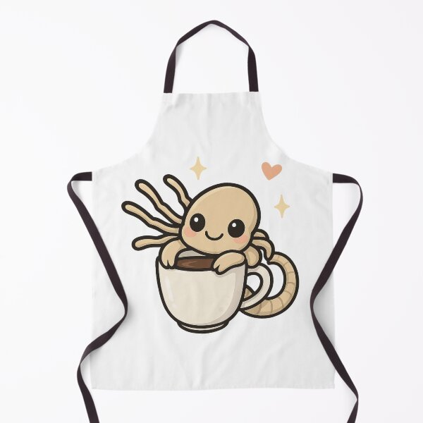 Item preview, Kawaii Facehugger – Coffee Hug Sticker designed and sold by Lavoretty.
