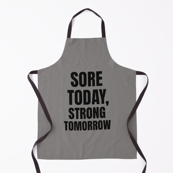 Item preview, Sore Today Strong Tomorrow – Gym Motivation Typography designed and sold by Howling Ink.