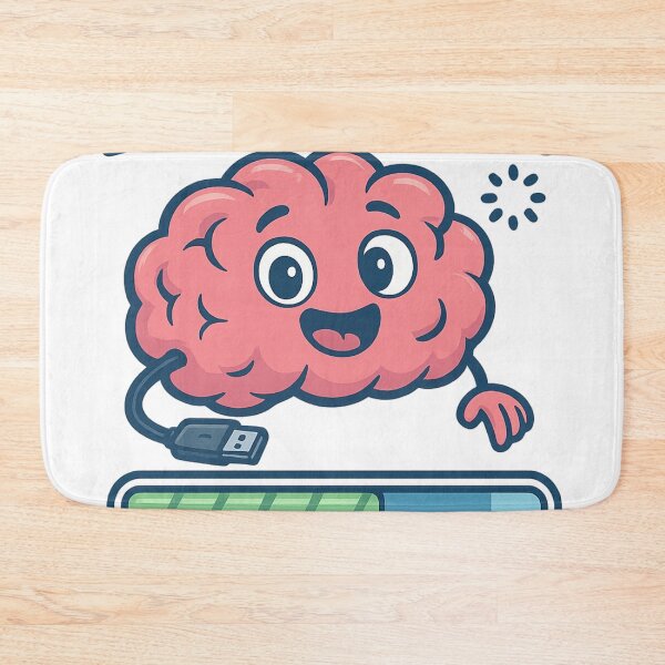 Item preview, Downloading Knowledge - Back to School – Fun Education & Student Life Design designed and sold by AddictiveDesign.