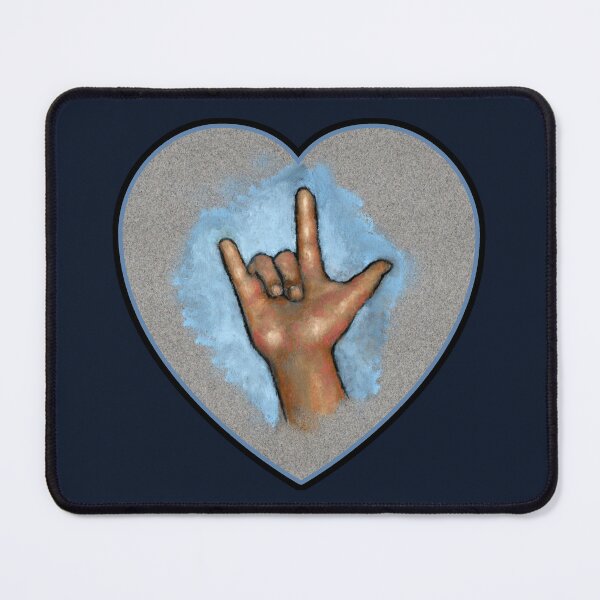 Item preview, American Sign Language, I Love You, Hand Signing, Heart, Interpret, Deaf designed and sold by JoyfulWhimsy.