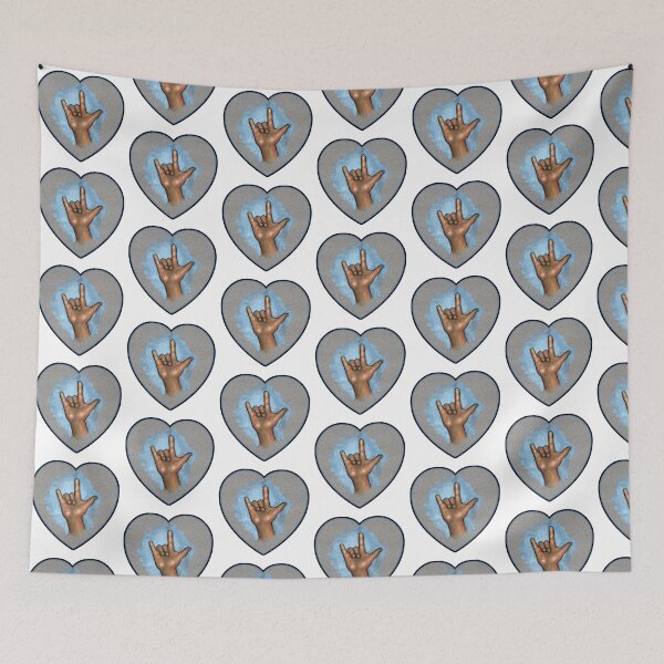 Item preview, American Sign Language, I Love You, Hand Signing, Heart, Interpret, Deaf designed and sold by JoyfulWhimsy.