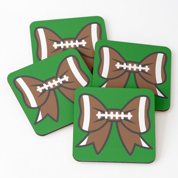 Item preview, Football Bow Cheer Cheerleader designed and sold by Magnolia Valley Art.