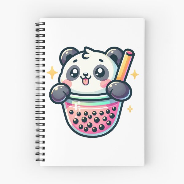 Item preview, Kawaii Panda Bubble Tea Lover Art - Cute Boba Drink Sweet Snack Design designed and sold by NSB-Design.
