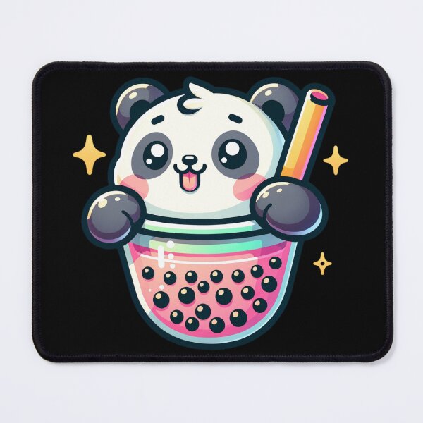 Item preview, Kawaii Panda Bubble Tea Lover Art - Cute Boba Drink Sweet Snack Design designed and sold by NSB-Design.