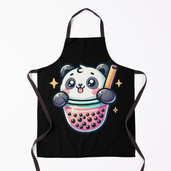 Item preview, Kawaii Panda Bubble Tea Lover Art - Cute Boba Drink Sweet Snack Design designed and sold by NSB-Design.