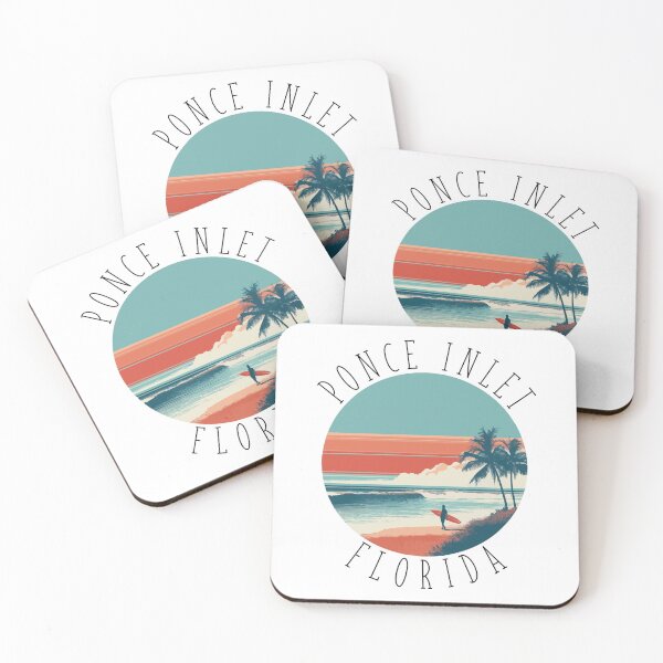 Item preview, Ponce Inlet - Florida (with Black Lettering) designed and sold by VelvetRoom.
