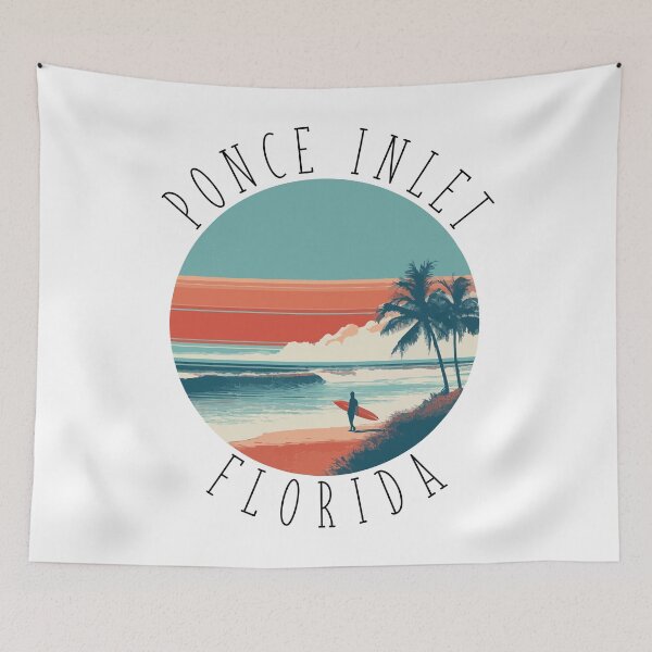 Item preview, Ponce Inlet - Florida (with Black Lettering) designed and sold by VelvetRoom.