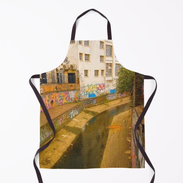 Item preview, Urban Graffiti Canal – Street Art Cityscape designed and sold by Mdlezieyes.