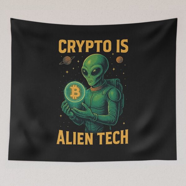 Item preview, Crypto is alien tech designed and sold by NovivoPrints.