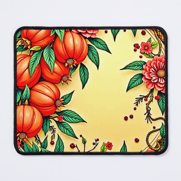 Item preview, Festive Fall Floral Illustration Design designed and sold by Health And Fitness Posts e-Store.
