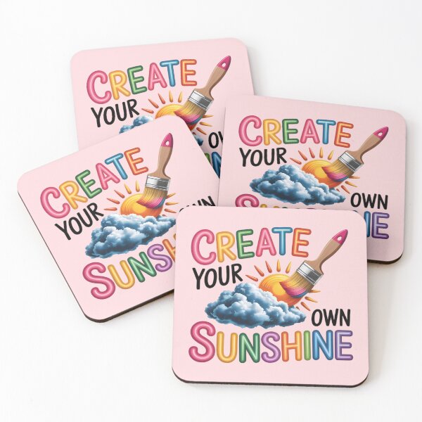 Item preview, Create Your Own Sunshine Quote – Positive Motivational Art designed and sold by NewAspect.