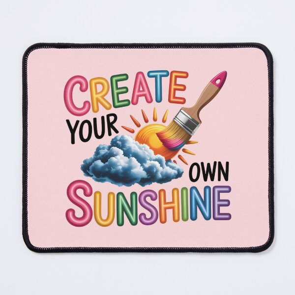 Item preview, Create Your Own Sunshine Quote – Positive Motivational Art designed and sold by NewAspect.