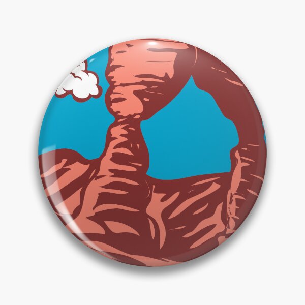 Item preview, WPA Art Delicate Arch in Arches National Park in Moab Utah designed and sold by patrimonio.
