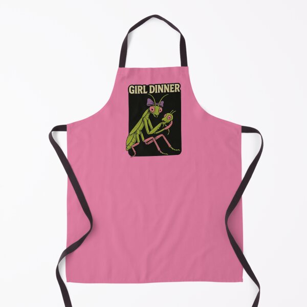 Item preview, Girl Dinner Funny Praying Mantis Dark Humor Meme Design designed and sold by FrictionMaxxing.