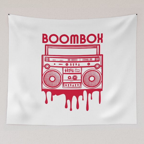 Item preview, Melting Boombox | Red designed and sold by UNK-Fatigues.