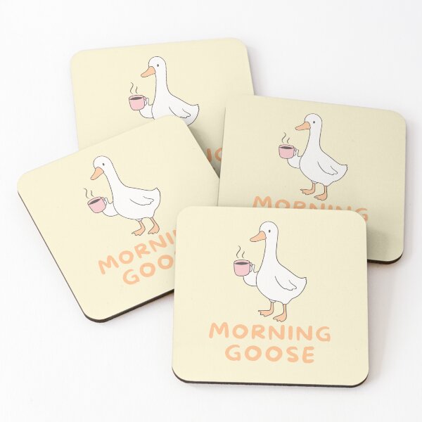 Item preview, Morning Goose – Coffee Time Design designed and sold by PrintandJoy.