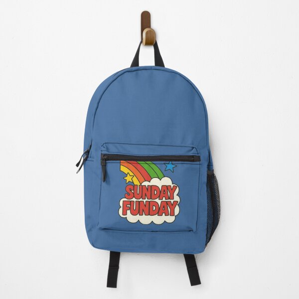Item preview, Sunday Funday Retro Rainbow Weekend Fun Vintage Design designed and sold by FrictionMaxxing.