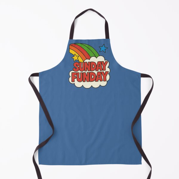 Item preview, Sunday Funday Retro Rainbow Weekend Fun Vintage Design designed and sold by FrictionMaxxing.