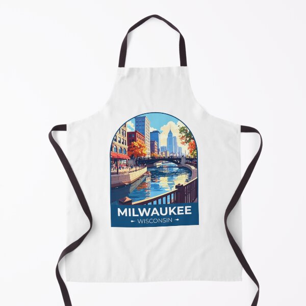 Item preview, Póster de viaje de Milwaukee, Wisconsin designed and sold by TulipaGraphics.