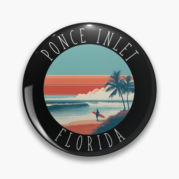 Item preview, Ponce Inlet - Florida (with White Lettering) designed and sold by VelvetRoom.