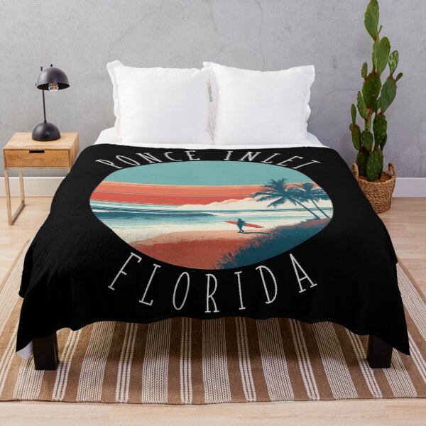 Item preview, Ponce Inlet - Florida (with White Lettering) designed and sold by VelvetRoom.