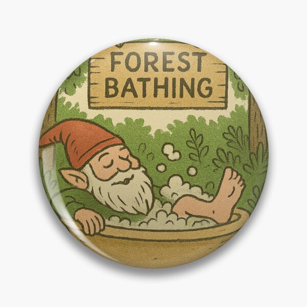 Item preview, Forest Bathing Gnome designed and sold by kornkobart.