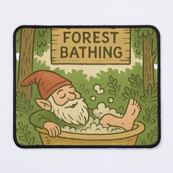 Item preview, Forest Bathing Gnome designed and sold by kornkobart.