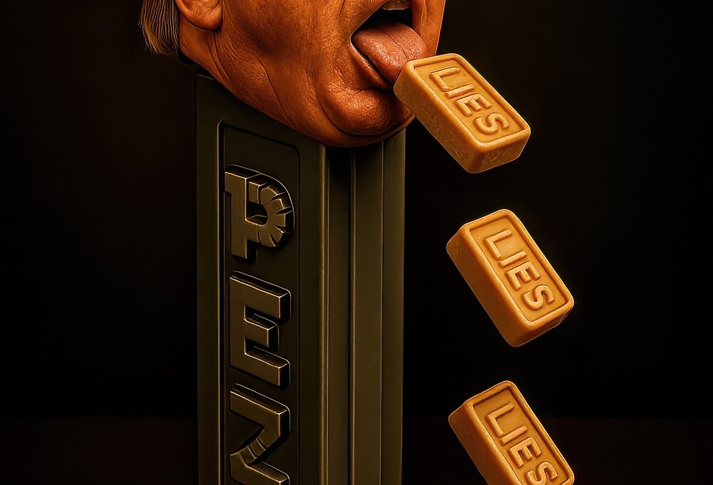 Felon 47 PEZ Dispenser of Lies