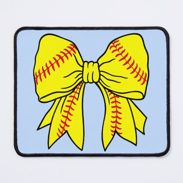 Item preview, Softball Bow designed and sold by Magnolia Valley Art.