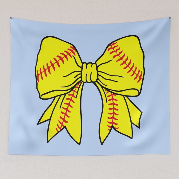 Item preview, Softball Bow designed and sold by Magnolia Valley Art.