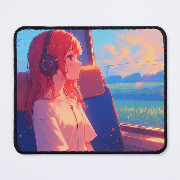 Item preview, Golden sunset in the train of sadness designed and sold by Working-Woman.