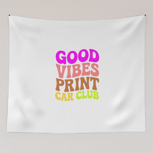 Item preview, Vintage Classic Car Print Car Club Phrase designed and sold by PrintCarClub.