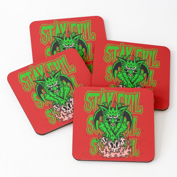 Item preview, Stay Evil - Gargoyle of the Green Hell devil  designed and sold by HellD3vil-Art.