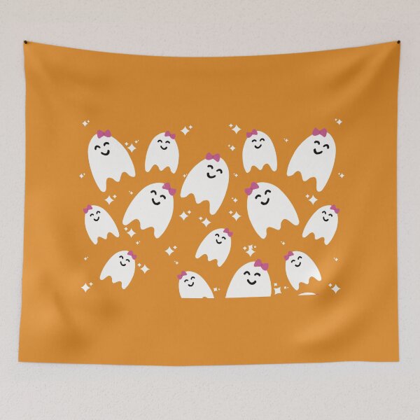 Item preview, Cute Ghost Illustration | Spooky Kawaii Halloween Design designed and sold by Pragatee.