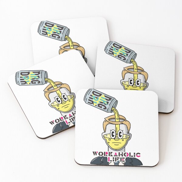 Item preview, Workaholic Life Energy Drink | Funny Office Motivation Design designed and sold by P-L-Sardines.