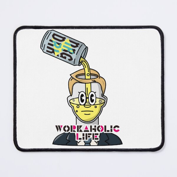 Item preview, Workaholic Life Energy Drink | Funny Office Motivation Design designed and sold by P-L-Sardines.