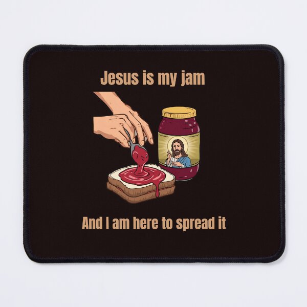 Item preview, Jesus Is My Jam – Funny Christian Faith Design designed and sold by Kadurka-ideas.