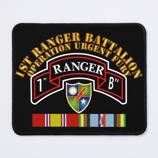 Item preview, Army - 1st Ranger Bn - Operation Urgent Fury w Svc Ribbons X 300 designed and sold by Military Insignia Products.