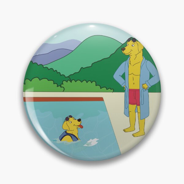 Item preview, He loves treading water Mr Peanutbutter designed and sold by theartsclubshop.