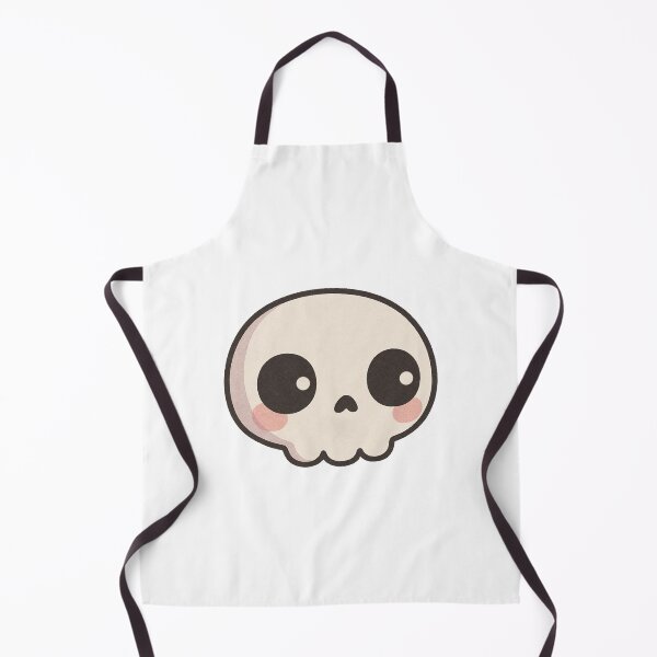 Item preview, Skull Illustration, Cute Kawaii Halloween Skeleton Head Art designed and sold by Vendeloc.